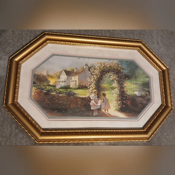 Home Interiors Gold Framed Wall Decor - Picture 1 of 5